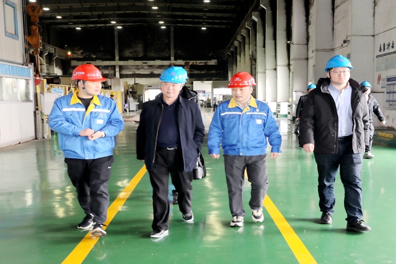 2024年 1月30日，浙江省经信厅机关党委二级巡视员孙自强莅临世俱杯app官方入口纸业开展岁末年初安全生产督导