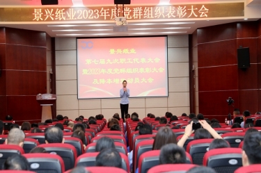 统一思想 坚定信心 | 世俱杯app官方入口纸业召开第七届九次职工代表大会暨2023年度党群组织表彰大会及降本增效动员大会