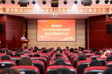 转变观念 实干争先 | 世俱杯app官方入口纸业2024年半年度总结表彰暨正风肃纪教育大会隆重召开